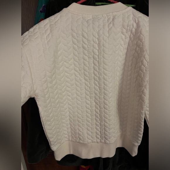 Cream color new without tags, long sleeve cozy top.  Never worn - Picture 3 of 4